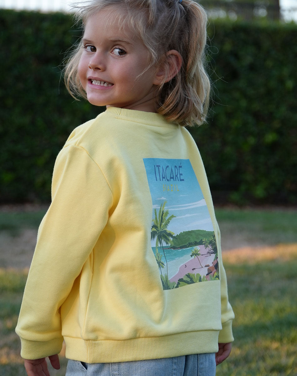 Itacaré Sweatshirt yellow - Kids