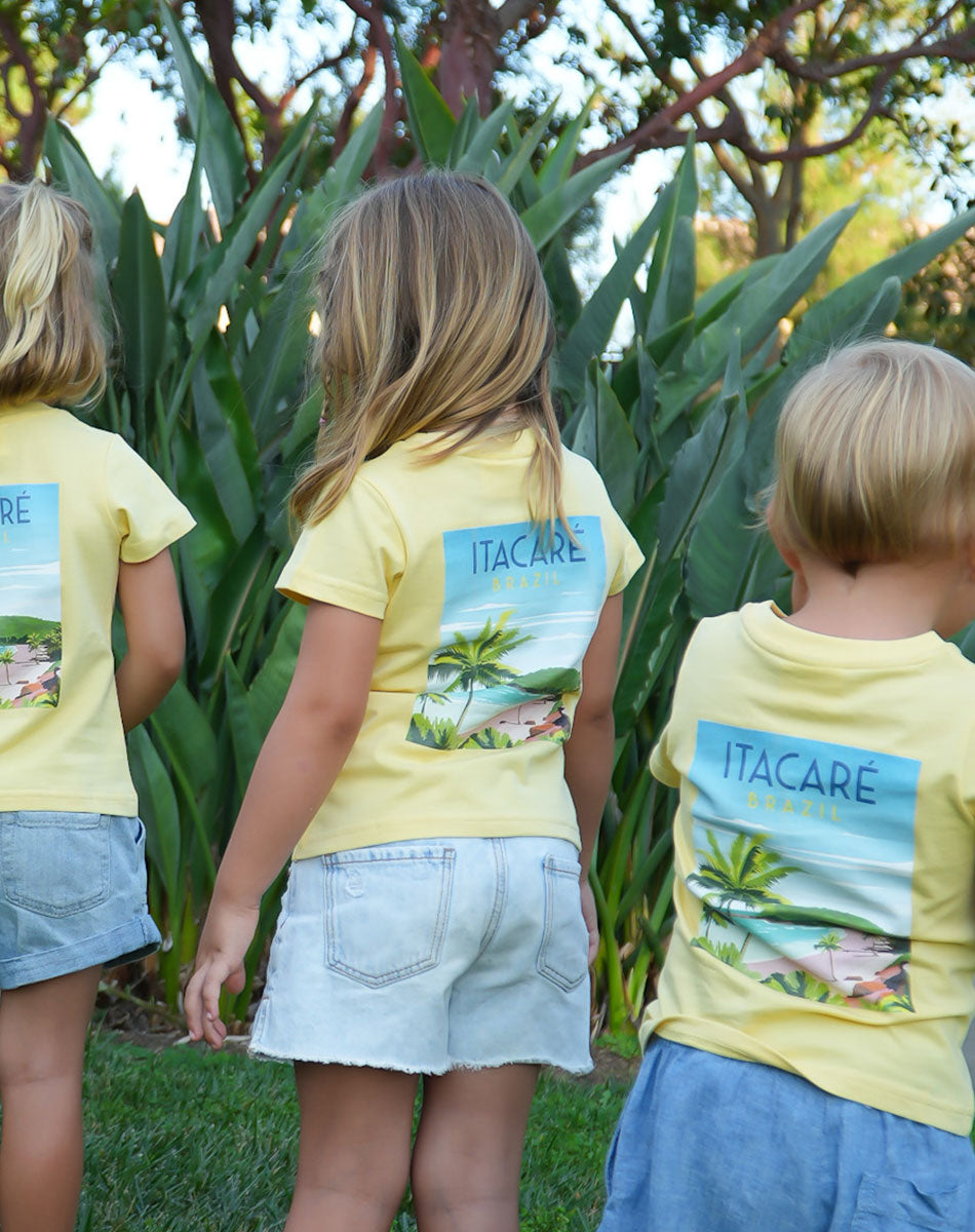 Itacaré Tshirt yellow - Kids