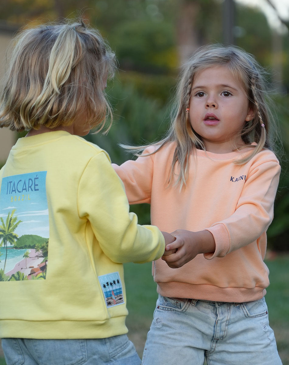 Itacaré Sweatshirt yellow - Kids