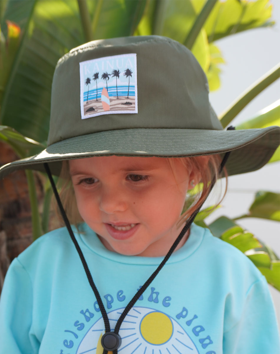 Surf Safari Hat green - Kids