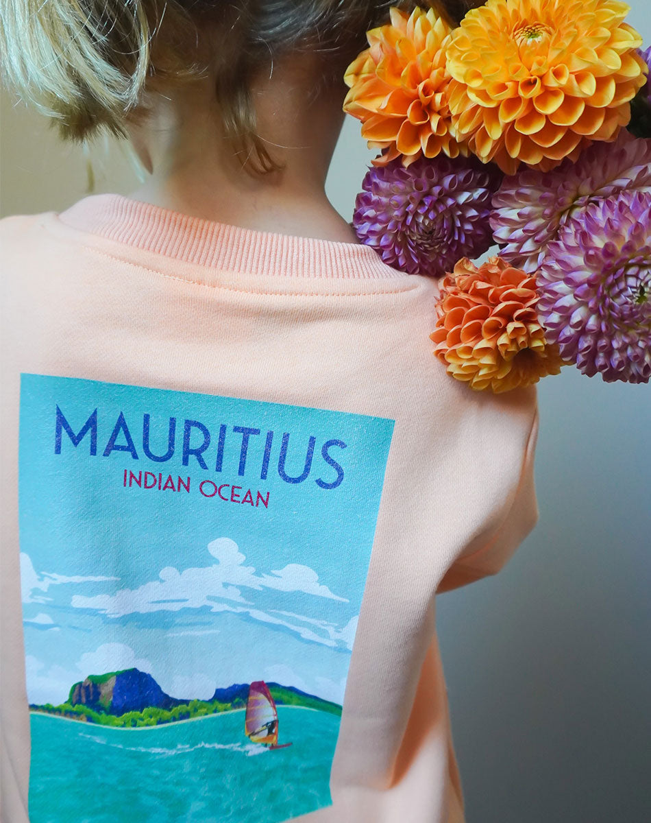 Mauritius Sweatshirt orange - Kids