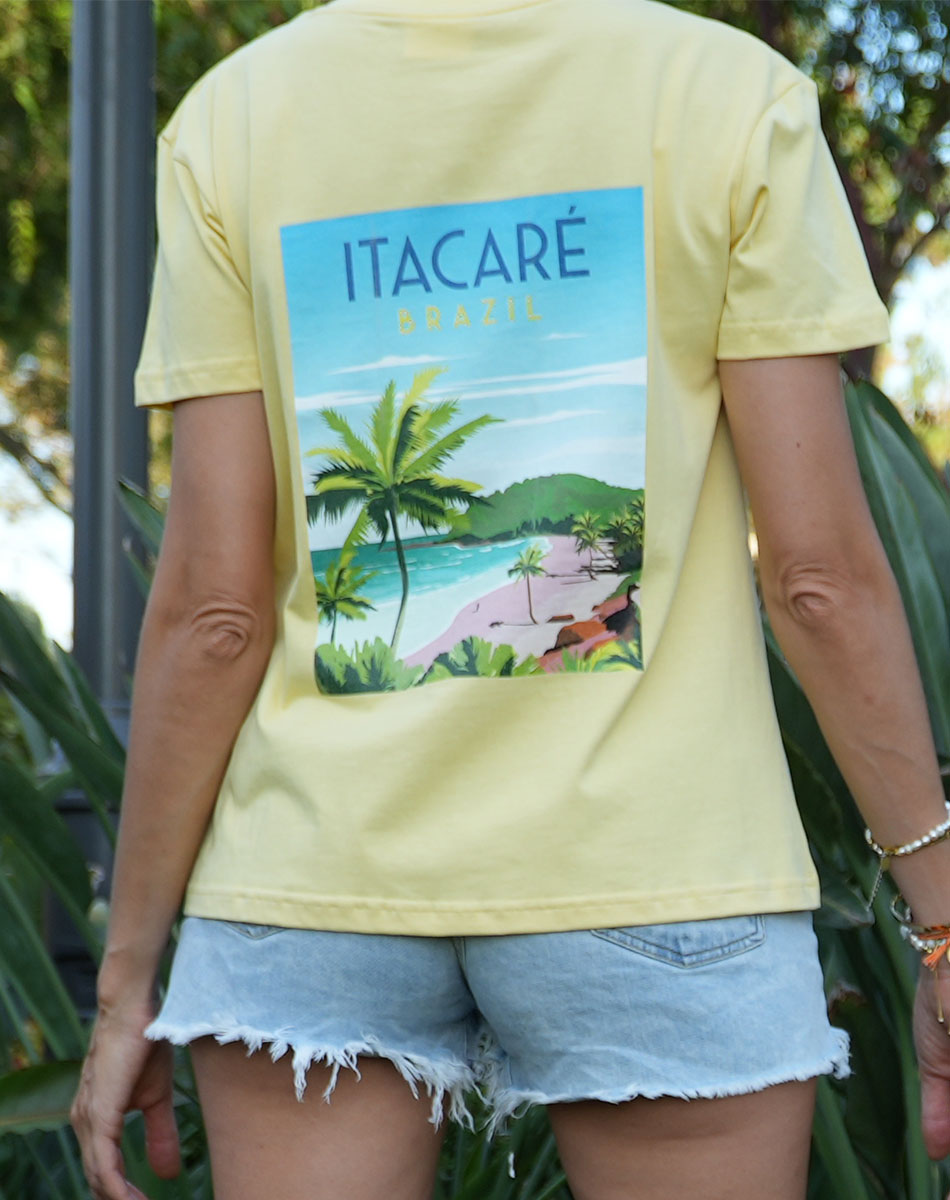 Itacaré Tshirt yellow - Women