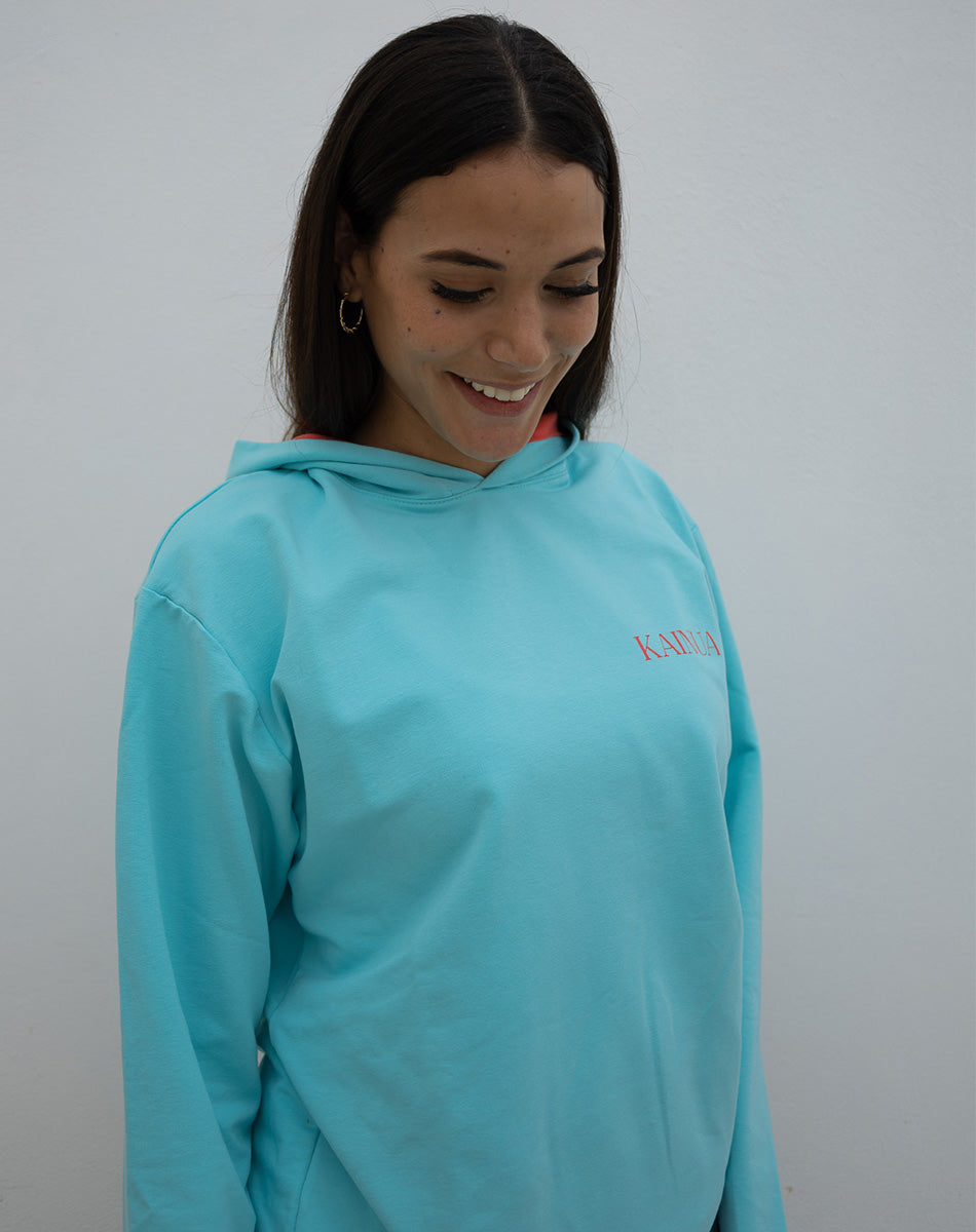 Koa Hoodie turquoise - Unisex