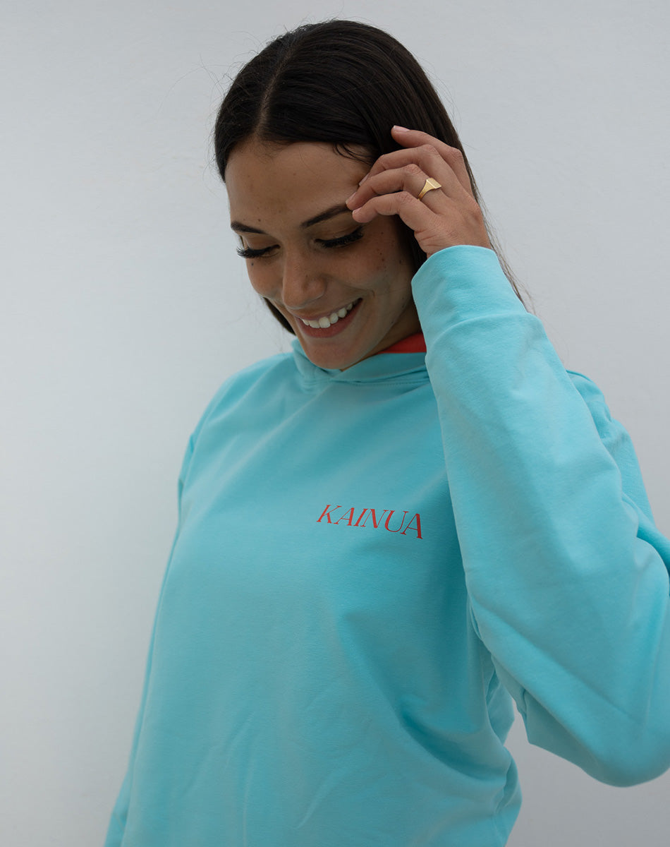 Koa Hoodie turquoise - Unisex