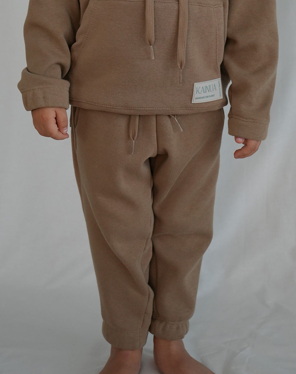 Camel Tracksuit Joggers brown - Kids