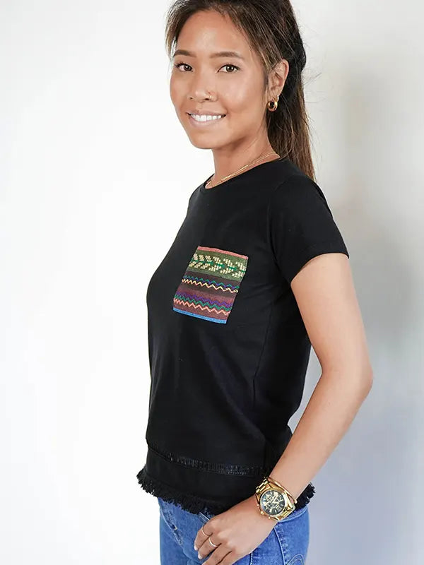 Aina Women's Black T-shirt