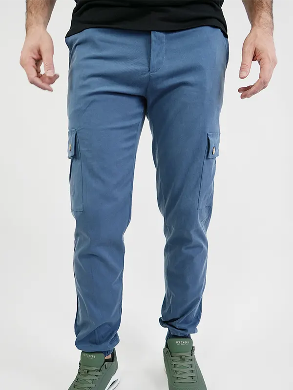 Snugly Men's Blue Cargo Pants