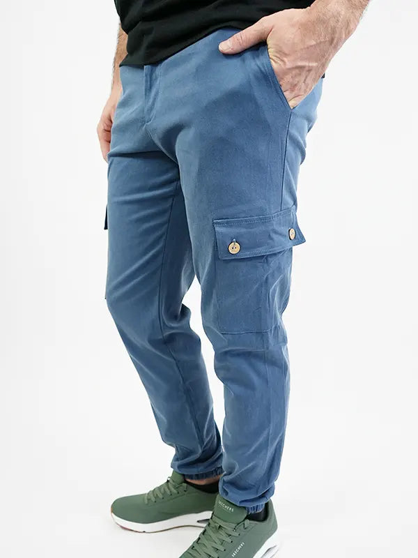 Snugly Men's Blue Cargo Pants