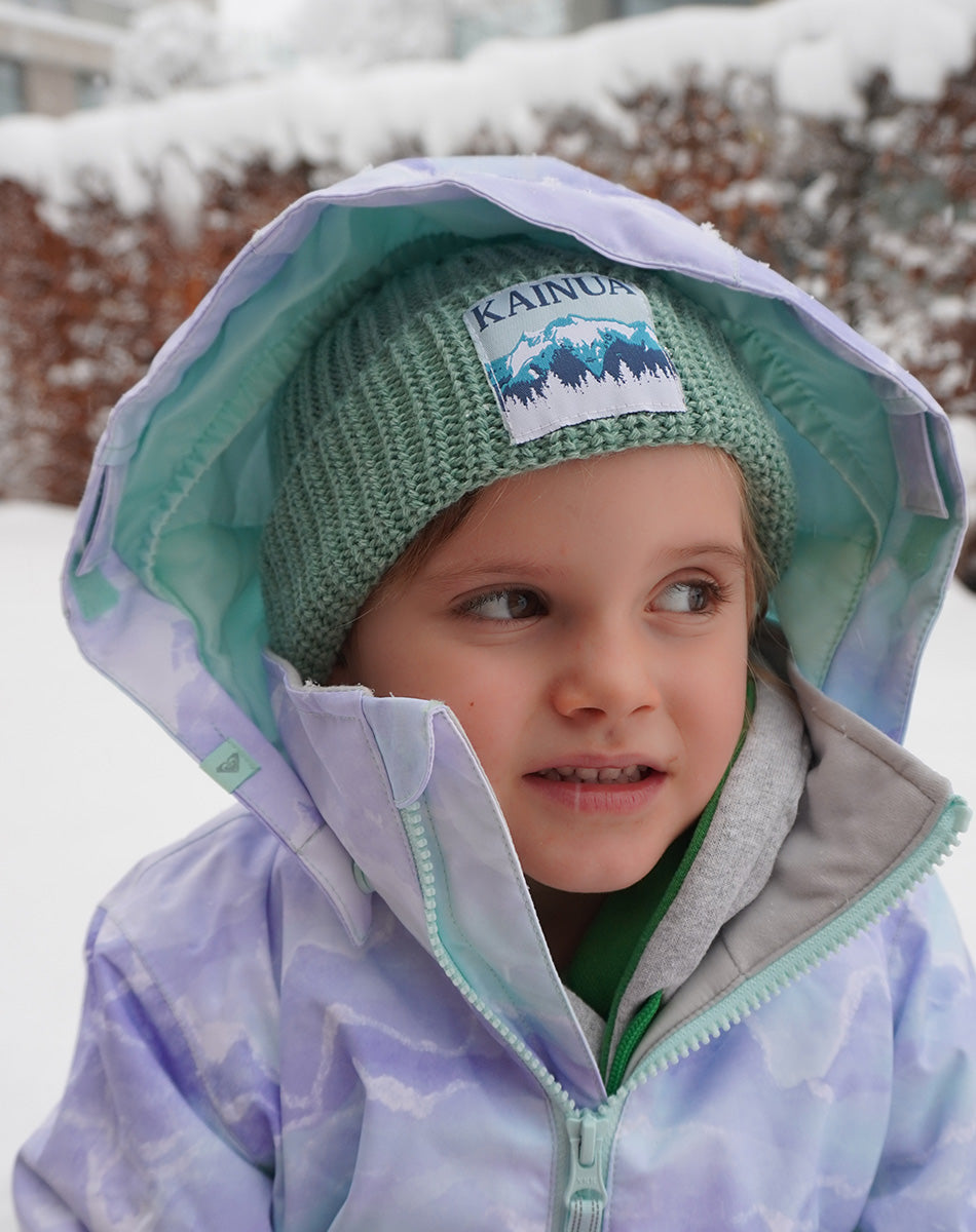 Hau Beanie green - Kids