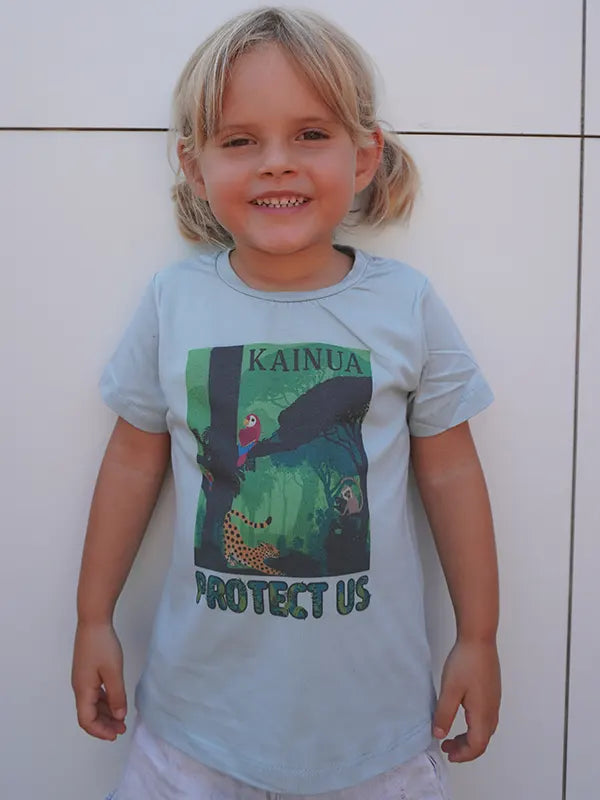 Protect us Camiseta menta Niño